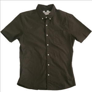 Topman Brown Casual Button Down Shirt